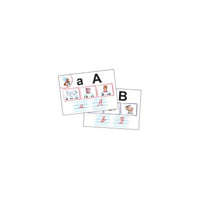 Alfabetul ilustrat - material didactic - 40 planse color
